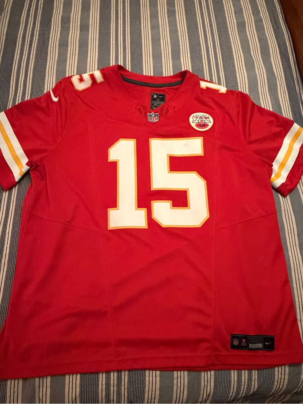 NFL Kansas City Chiefs Red #15 Men’s Football Jersey